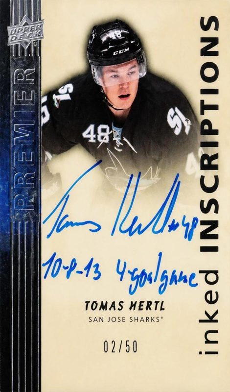 Tomas Hertl, 2014 Upper Deck Premier Hockey