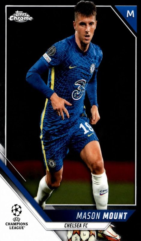 Mason Mount, 2021 Topps Chrome Champions UEFA League Soccer