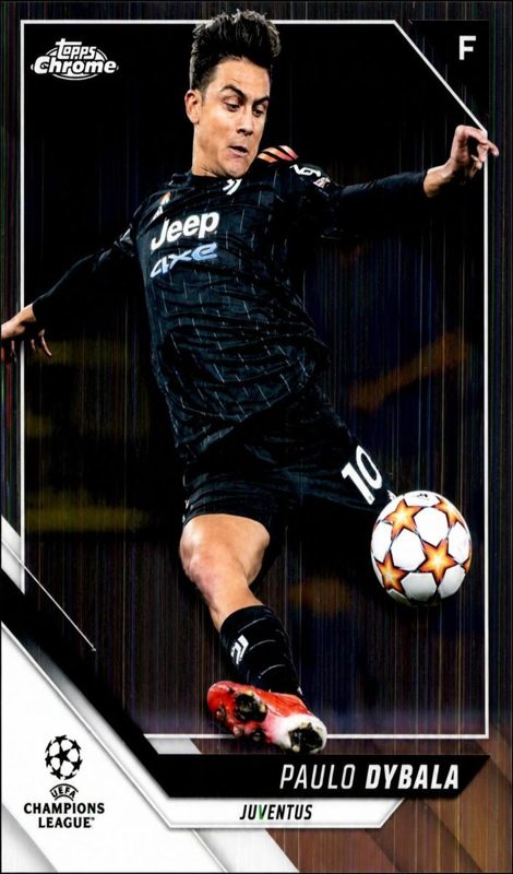 Paulo Dybala, 2021 Topps Chrome Champions UEFA League Soccer