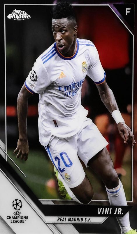 Vini Jr., 2021 Topps Chrome Champions UEFA League Soccer