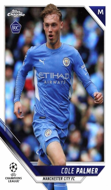 Cole Palmer, 2021 Topps Chrome Champions UEFA League Soccer