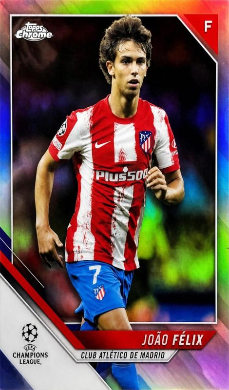 Joao Felix, 2021 Topps Chrome Champions UEFA League Soccer