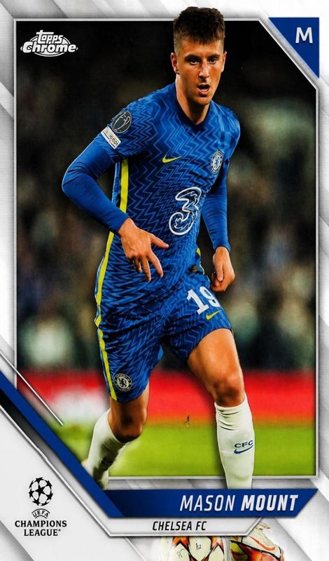 Mason Mount, 2021 Topps Chrome Champions UEFA League Soccer