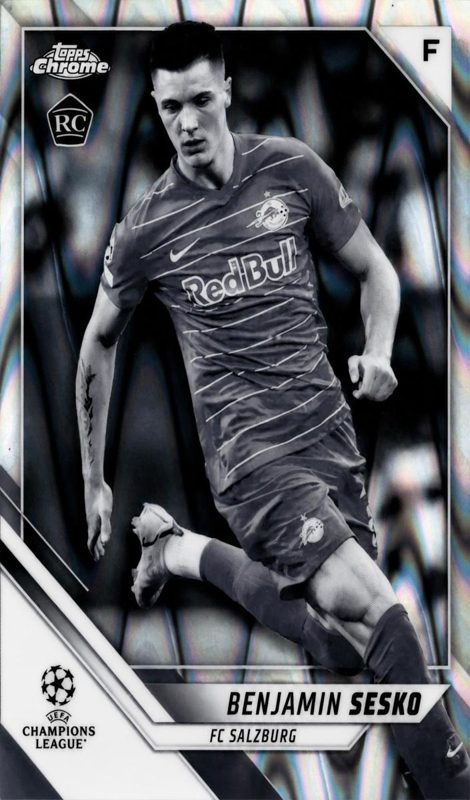 Benjamin Sesko, 2021 Topps Chrome Champions UEFA League Soccer