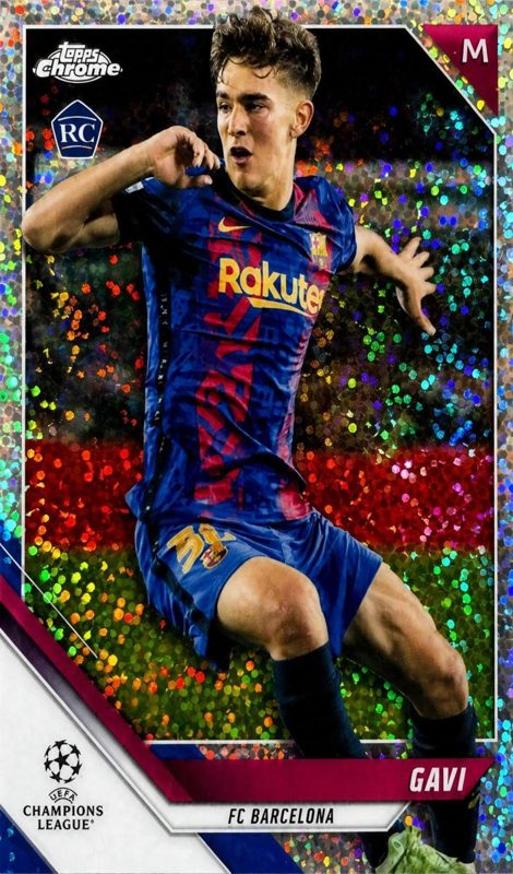 Gavi, 2021 Topps Chrome UEFA Champions League Soccer