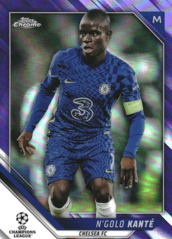 N'Golo Kante, 2021 Topps Chrome UEFA Champions League Soccer