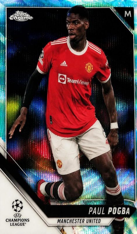 Paul Pogba, 2021 Topps Chrome UEFA Champions League Soccer