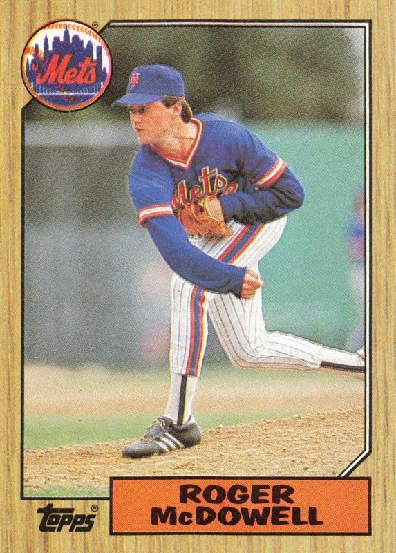 Roger McDowell, 1987 Topps Baseball