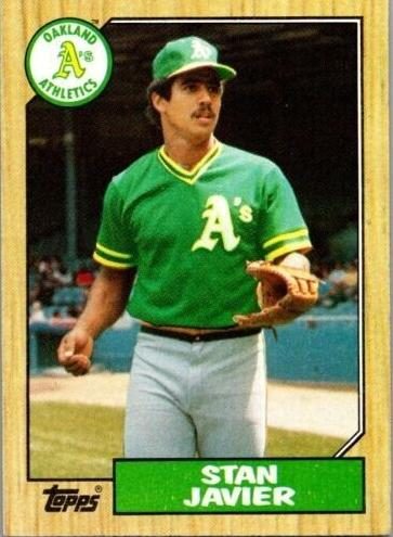 Stan Javier, 1987 Topps Baseball