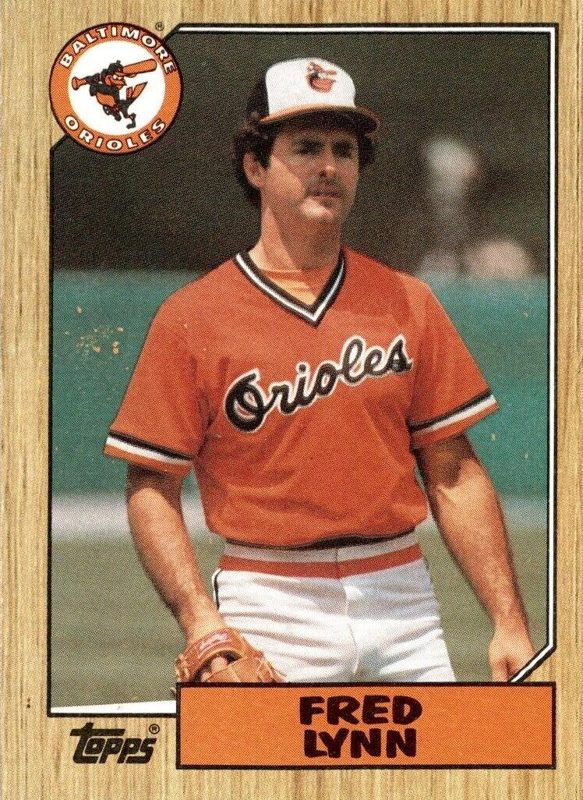 Fred Lynn, 1987 Topps Baseball