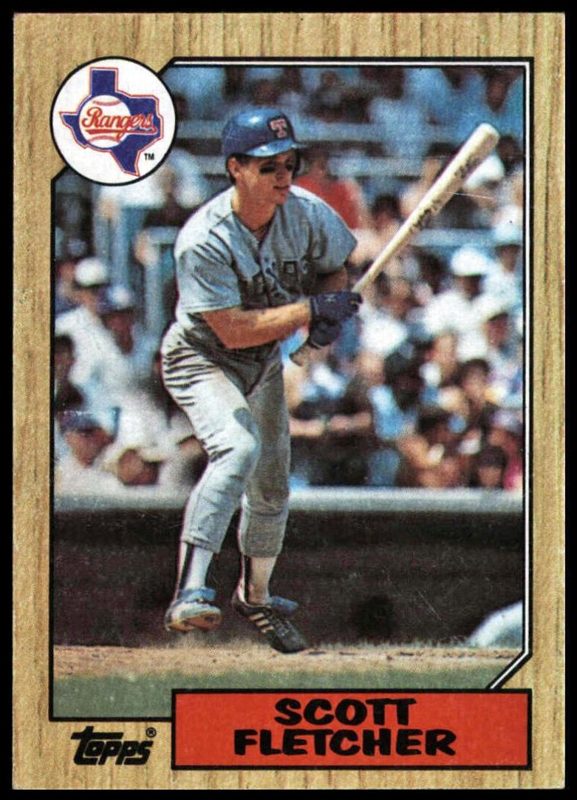 Scott Fletcher, 1987 Topps Baseball