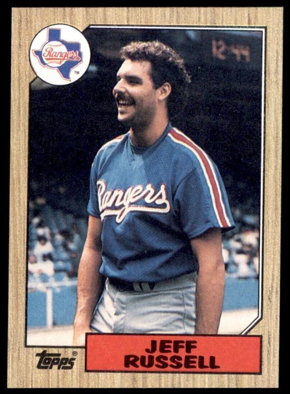 Jeff Russell, 1987 Topps Baseball