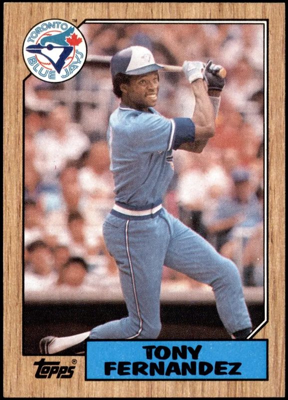 Tony Fernandez, 1987 Topps Baseball