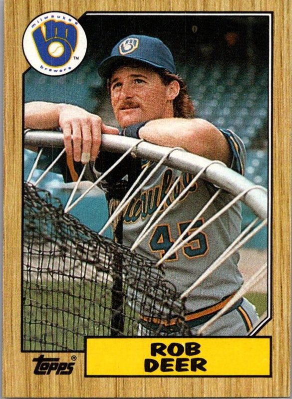 Rob Deer, 1987 Topps Baseball
