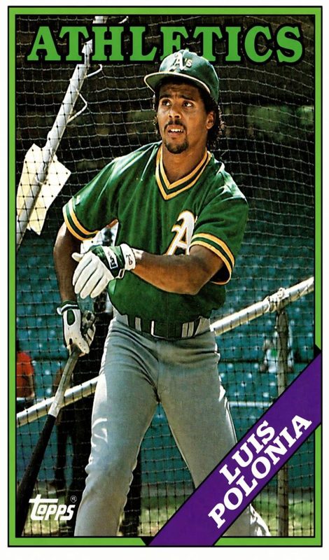 Luis Polonia, 1988 Topps Baseball