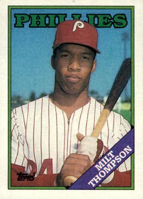 Milt Thompson, 1988 Topps Baseball