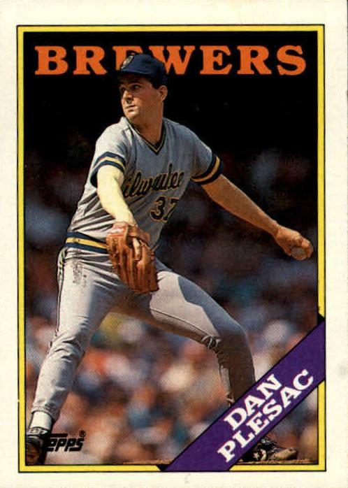 Dan Plesac, 1988 Topps Baseball