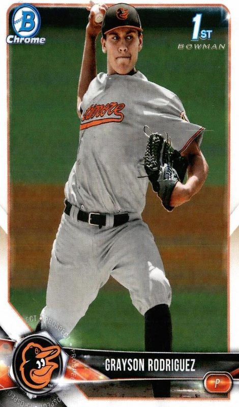 Grayson Rodriguez, 2018 Bowman Chrome Draft Baseball