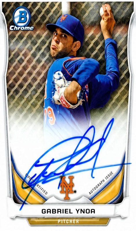Gabriel Ynoa, 2014 Bowman Chrome Prospects Baseball