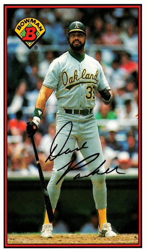 Dave Parker, 1989 Bowman Tiffany Baseball