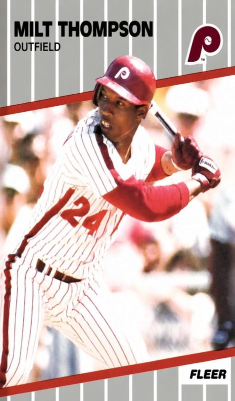 Milt Thompson, 1989 Fleer Baseball