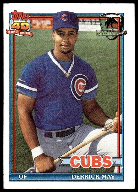 Derrick May, 1991 Topps Baseball