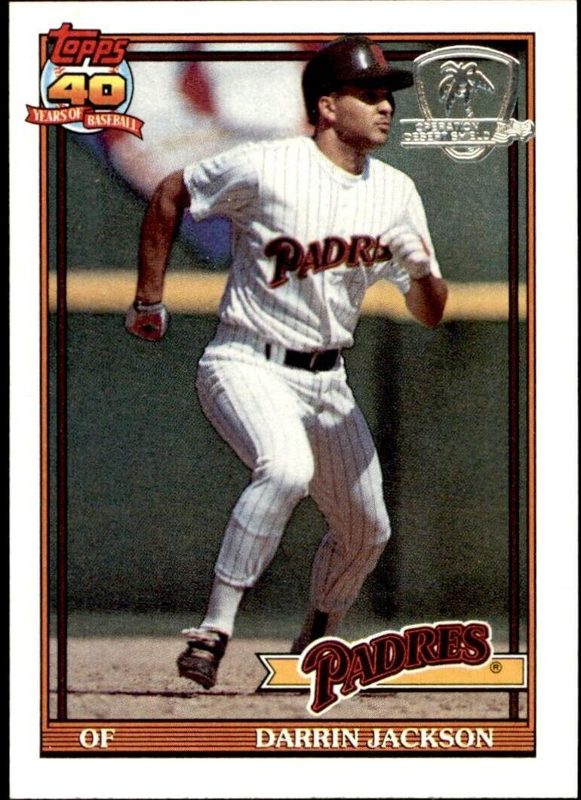Darrin Jackson, 1991 Topps Baseball