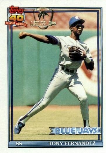 Tony Fernandez, 1991 Topps Baseball