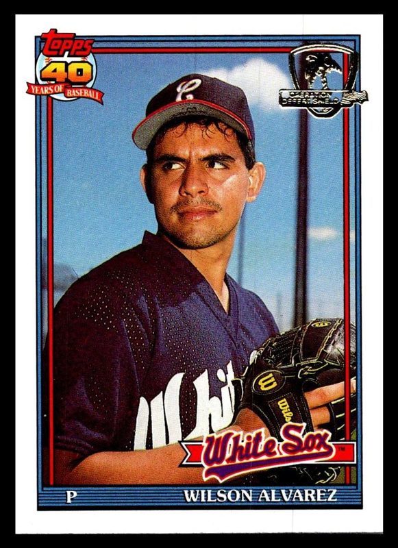 Wilson Alvarez, 1991 Topps Baseball