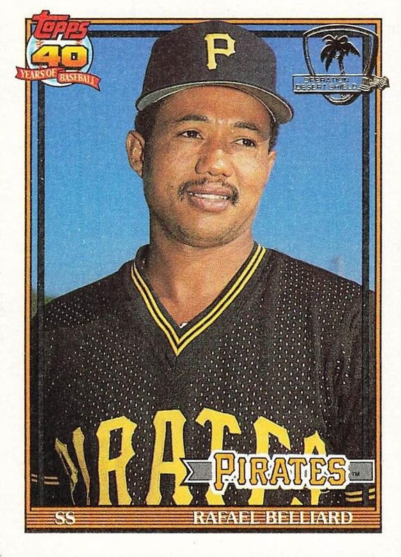 Rafael Belliard, 1991 Topps Baseball
