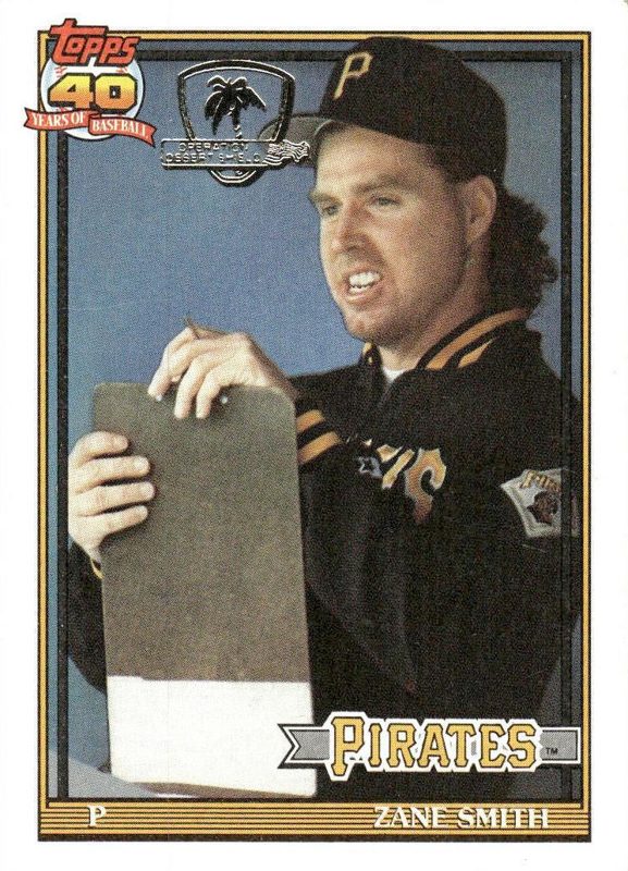 Zane Smith, 1991 Topps Baseball