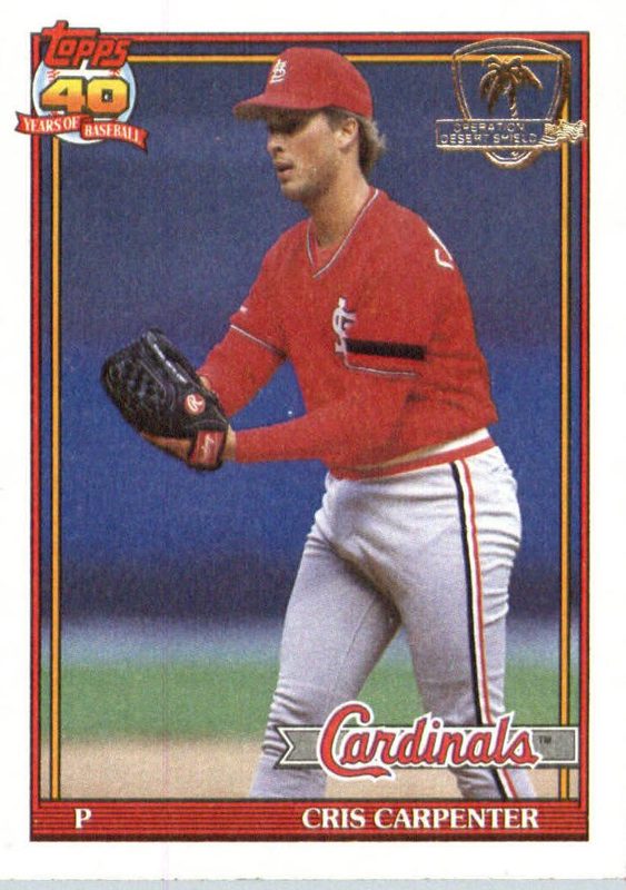 Cris Carpenter, 1991 Topps Baseball