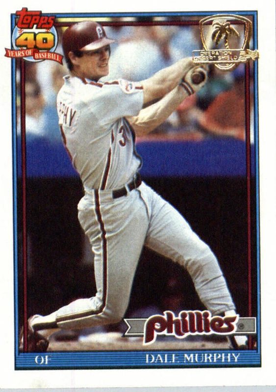 Dale Murphy, 1991 Topps Baseball