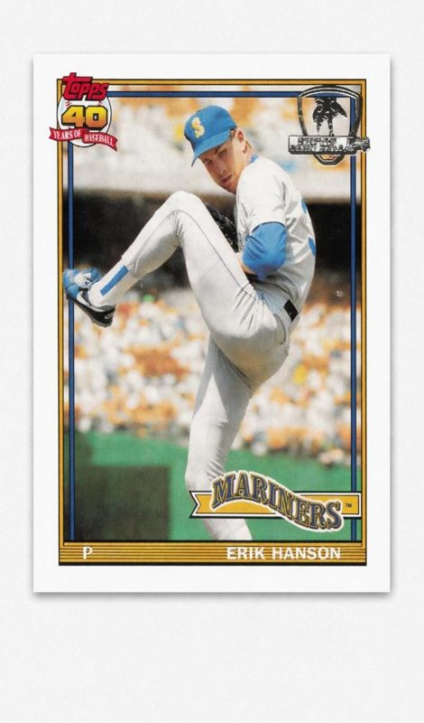 Erik Hanson, 1991 Topps Baseball