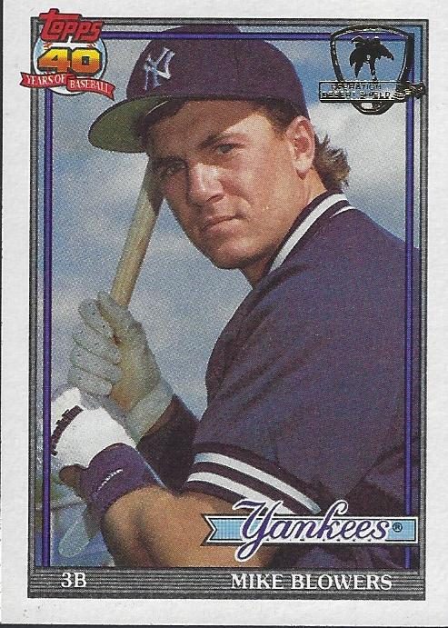 Mike Blowers, 1991 Topps Baseball
