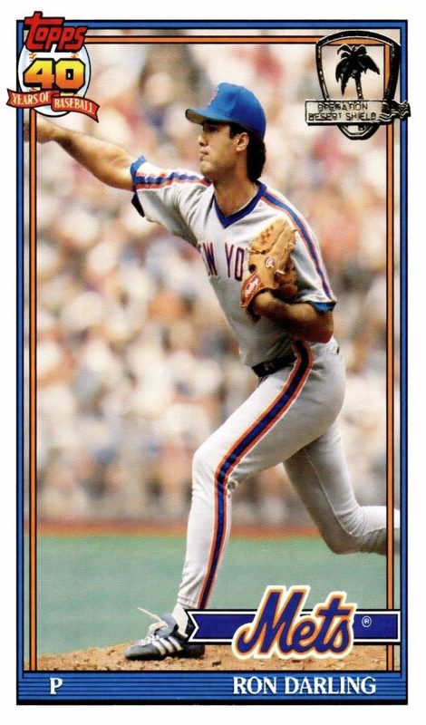 Ron Darling, 1991 Topps Baseball