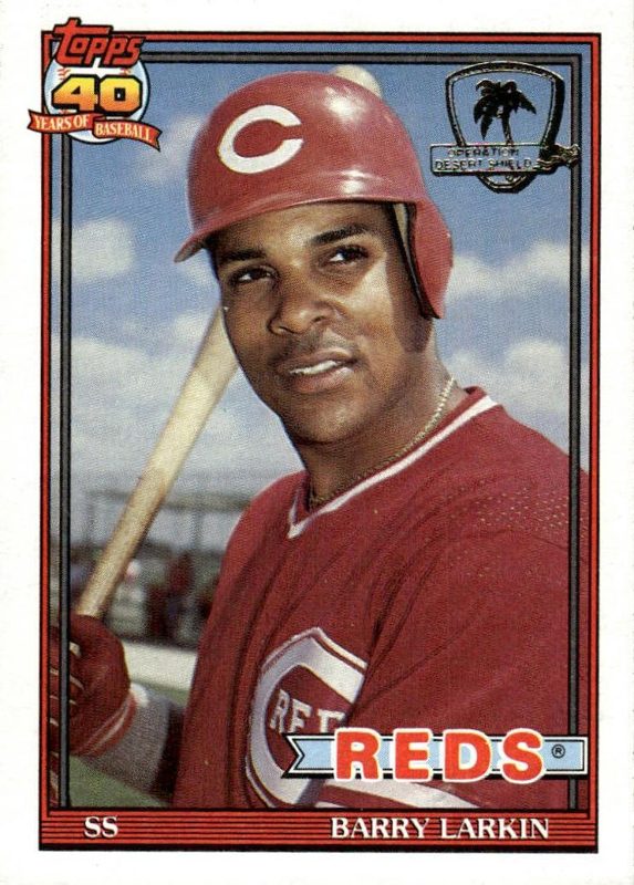 Barry Larkin, 1991 Topps Baseball