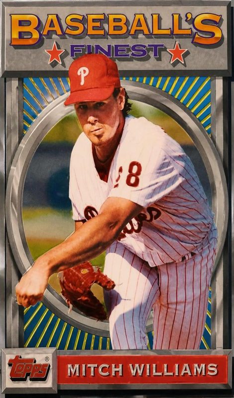 Mitch Williams, 1993 Topps Finest Baseball