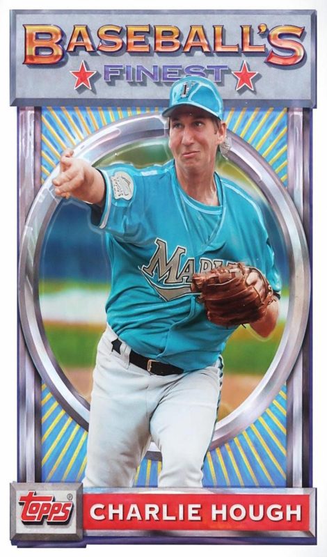 Charlie Hough, 1993 Topps Finest Baseball