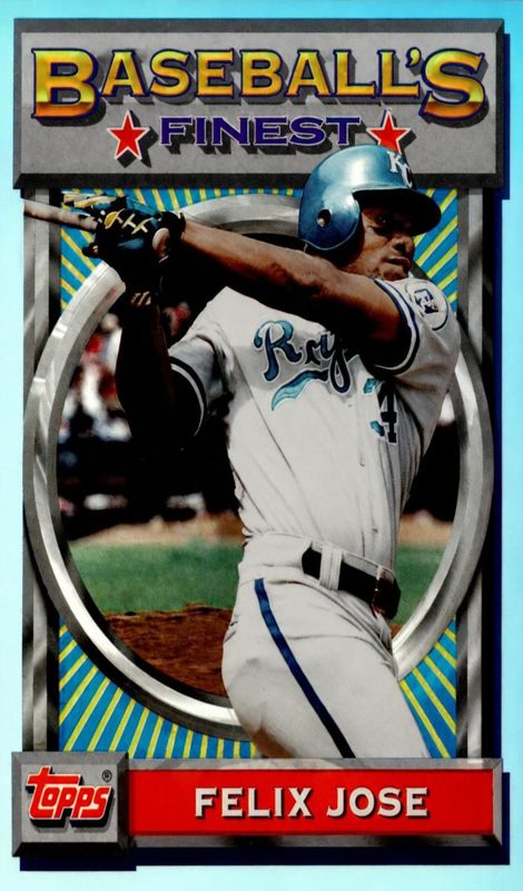 Felix Jose, 1993 Topps Finest Baseball