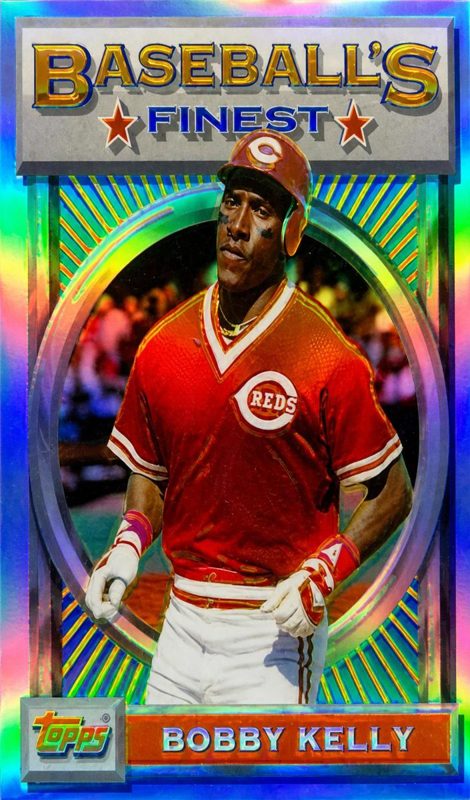 Roberto Kelly, 1993 Topps Finest Baseball