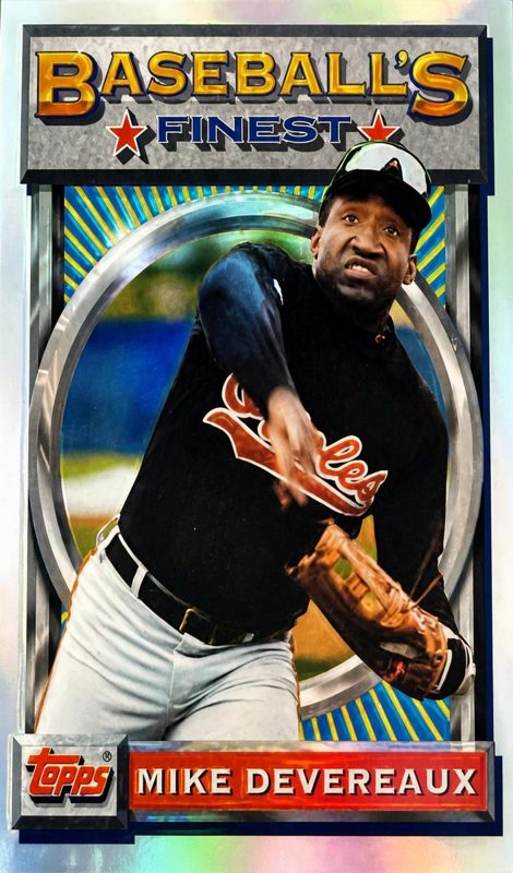 Mike Devereaux, 1993 Topps Finest Baseball