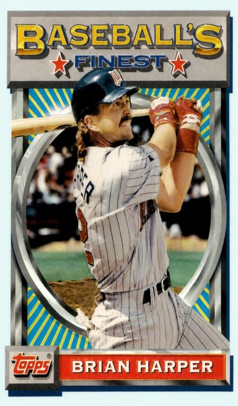 Brian Harper, 1993 Topps Finest Baseball