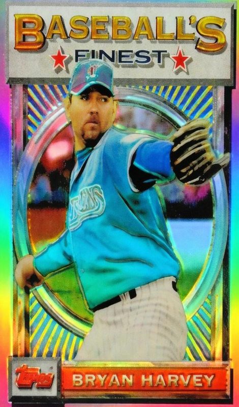 Bryan Harvey, 1993 Topps Finest Baseball