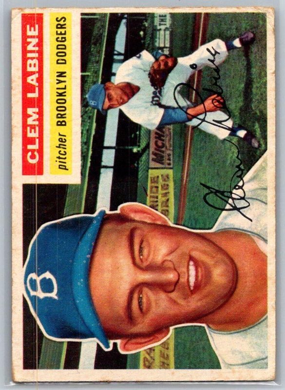 Clem Labine, 1956 Topps Baseball