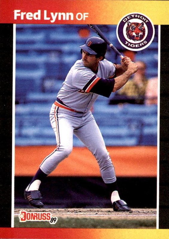 Fred Lynn, 1989 Donruss Baseball
