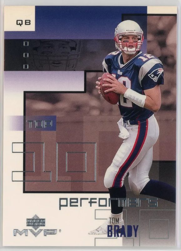 Tom Brady, 2002 Upper Deck MVP Baseball