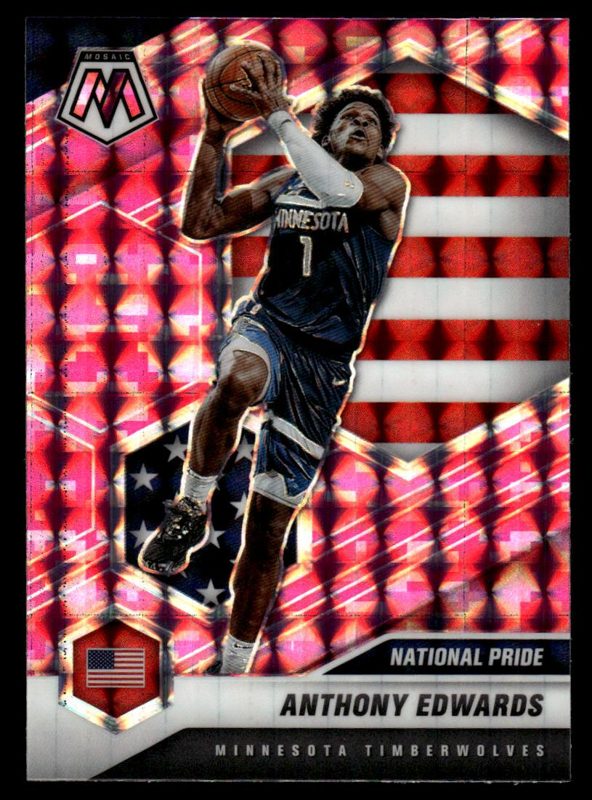 Anthony Edwards, 2020 Panini Mosaic Basketball