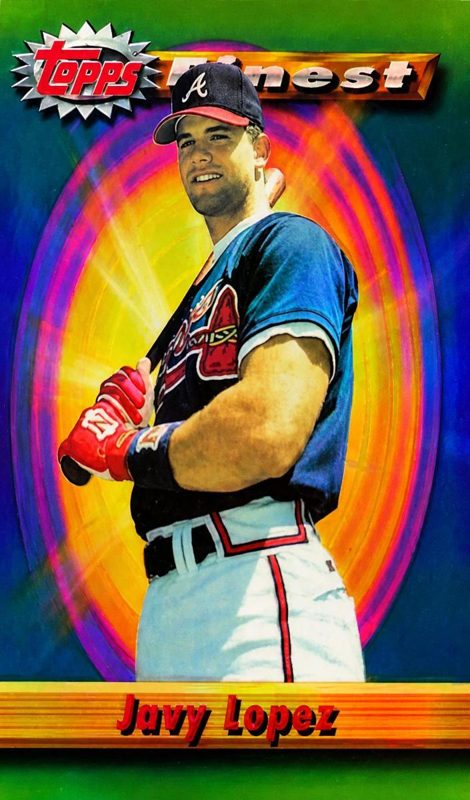 Javy Lopez, 1994 Topps Finest Baseball