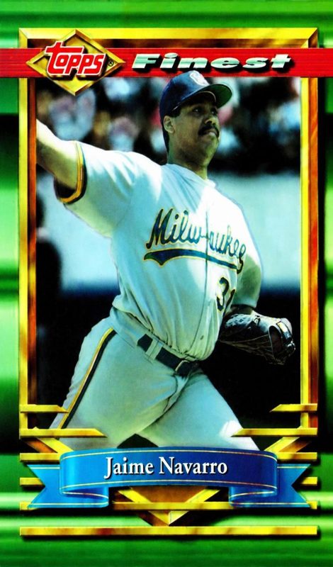 Jaime Navarro, 1994 Topps Finest Baseball